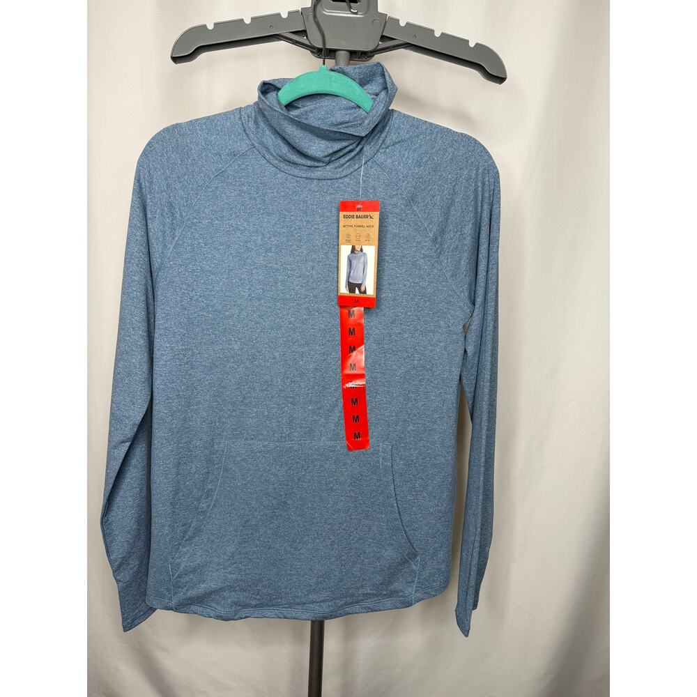Eddie Bauer Active Funnel Neck Long-Sleeved Shirt (M) - NWT